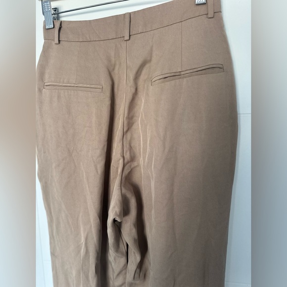 Reformation Mason High-Waist Wide-Leg Trousers | Size 4 | TENCEL™ | Made in USA - Picture 10 of 12